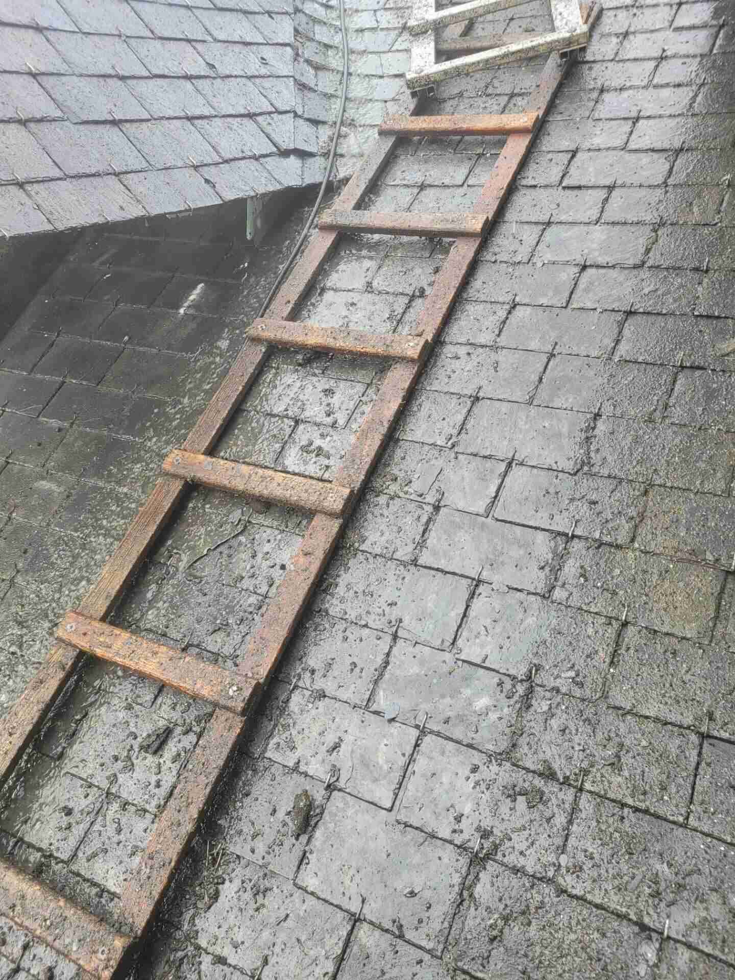 Ardoises cassées à remplacer sur toiture 77
